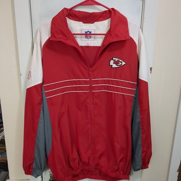 NFL Jackets & Coats Vintage Kansas City Chiefs Jacket Mens L Red